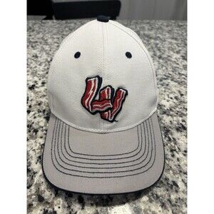 Lehigh Valley IronPigs LV Bacon Logo Patch MiLB Hat East Stroudsburg University